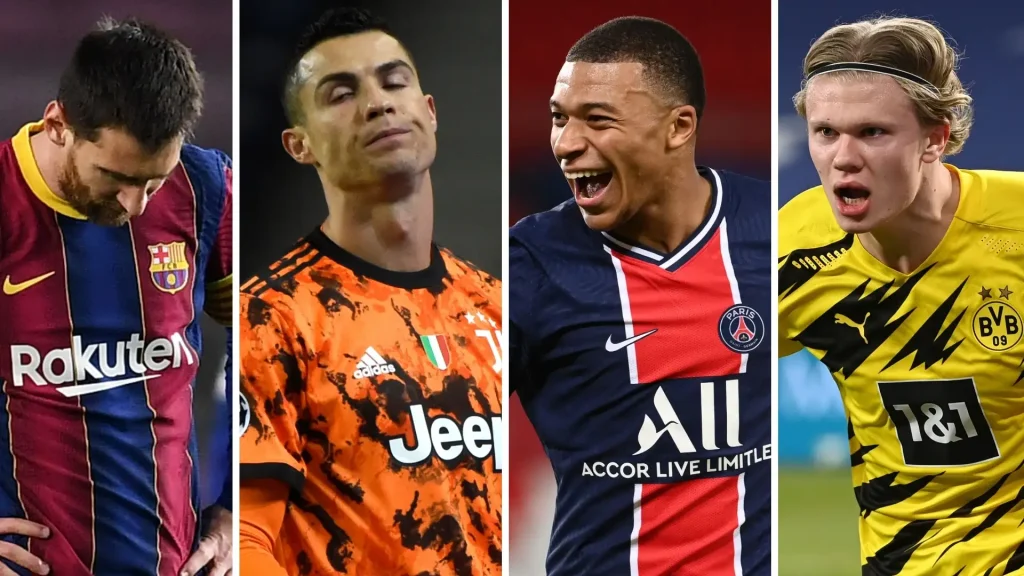 Messi, Haaland, Mbappé
