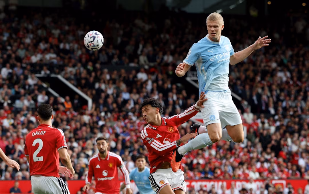 Gol Haaland vs Man United